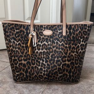 Great condition leopard print Coach bag